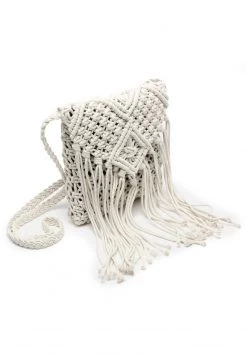 MISAKO CROCHI RAFFIA Sac Bandoulière Sand Femme -Promos MISAKO Boutique 177ab2118c114ea5bbc6b1bd3bf6d276