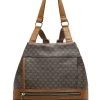 MISAKO MONOGRAM Sac à Dos Brown Femme