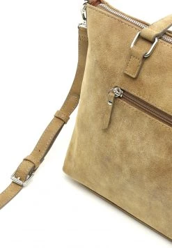MISAKO Femme Sac à Main Camel -Promos MISAKO Boutique 26e2c1236a354ae4ba0a447543f44a22