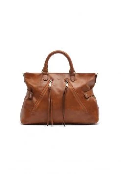 MISAKO SIGER Sac Week End Camel Femme