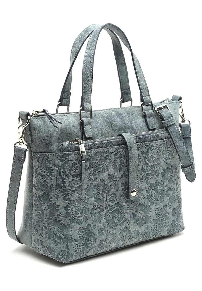 MISAKO Femme FRISE Sac à Main Blue 2 MISAKO Femme FRISE Sac à Main Blue – Image 2