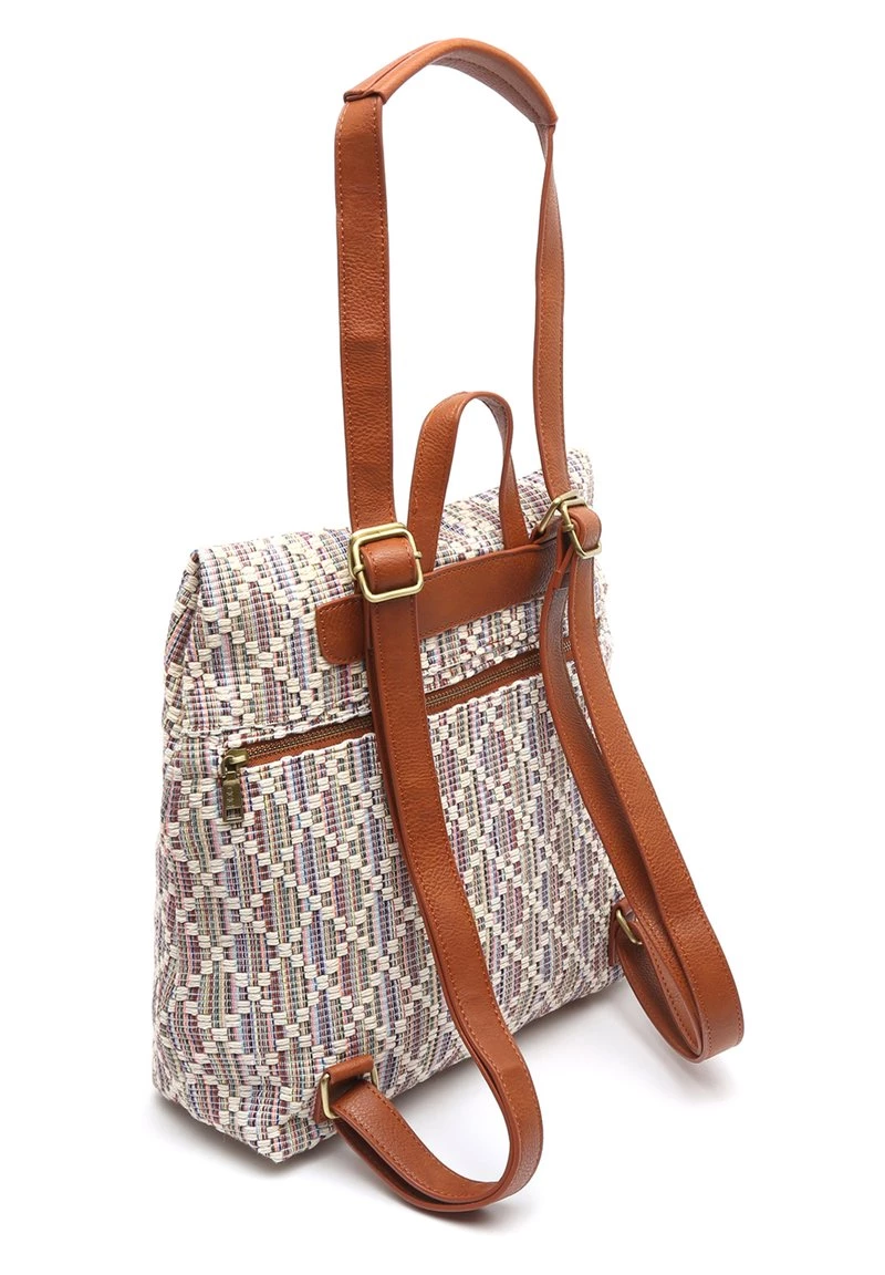 MISAKO Femme NEPALI Sac à Dos Beige 2 MISAKO Femme NEPALI Sac à Dos Beige – Image 2