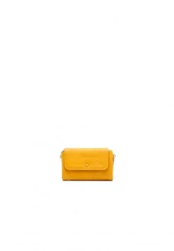 MISAKO DOUBLE Portefeuille Mustard Yellow Femme