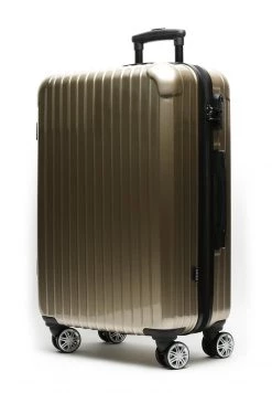 MISAKO Unisex Valise à Roulettes Gold Coloured -Promos MISAKO Boutique 5b4a7928a16646f192c430d2de0139d1