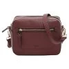 MISAKO Femme WORK MONEY POCKET Sac Bandoulière Bordeaux