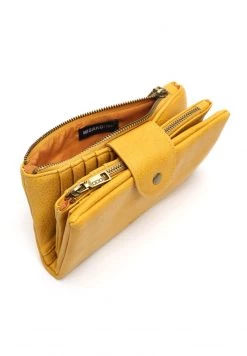 MISAKO Femme ANTAS Portefeuille Mustard Yellow -Promos MISAKO Boutique 6cf79c56b4984356a8568955428e66c3