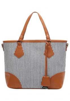 MISAKO Femme MALLE RAFFIA Sac à Main Blue