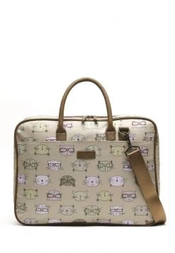 MISAKO Unisex Sac Ordinateur Beige