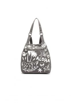 MISAKO GRAFFITI Sac à Dos Grey/white Femme