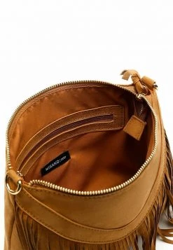 MISAKO Femme FRINGITO Sac Bandoulière Camel -Promos MISAKO Boutique 7abb6092b1c9483fbbc6bf4875787142