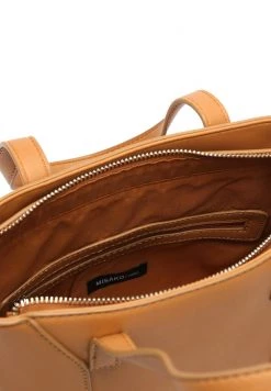 MISAKO CATRAN Sac à Main Camel Femme -Promos MISAKO Boutique 7d2c5ec39d0a4bd5a1f95e63545def30