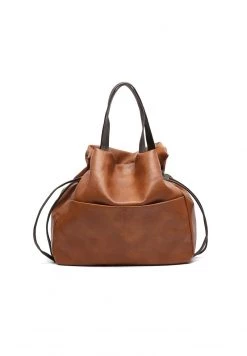 MISAKO Femme Sac à Main Camel