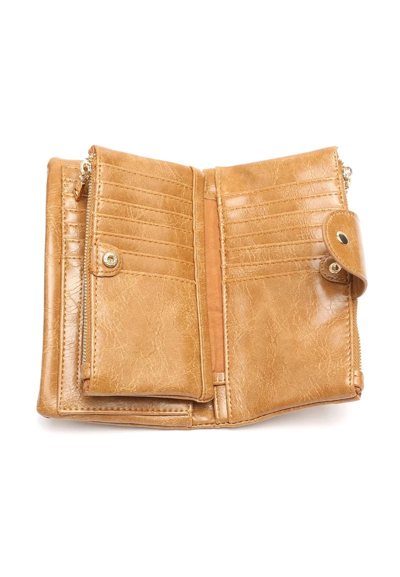 MISAKO ROGACA BIG Portefeuille Camel Femme 2 MISAKO ROGACA BIG Portefeuille Camel Femme – Image 2