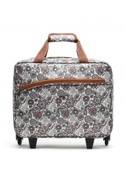 MISAKO BINILUS Valise à Roulettes Off White/ Multi Coloured Unisex