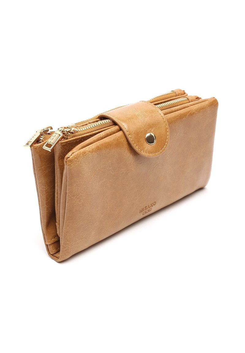 MISAKO ROGACA BIG Portefeuille Camel Femme 3 MISAKO ROGACA BIG Portefeuille Camel Femme – Image 3