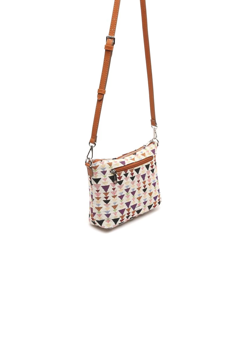 MISAKO TRIANGLES Sac Bandoulière Beige Femme 2 MISAKO TRIANGLES Sac Bandoulière Beige Femme – Image 2