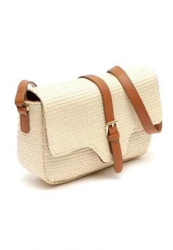 MISAKO Femme JULIETA RAFFIA Sac Bandoulière Sand -Promos MISAKO Boutique be8c44ac2db04cebbbf3e178afca871e