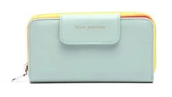 MISAKO SLO BIG Portefeuille Light Blue, Yellow, Pink Femme