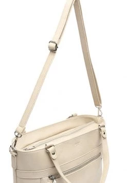 MISAKO Femme CREMI Sac à Main Beige -Promos MISAKO Boutique c7e164c9ecdb41ce97cb9ccb0608c58f