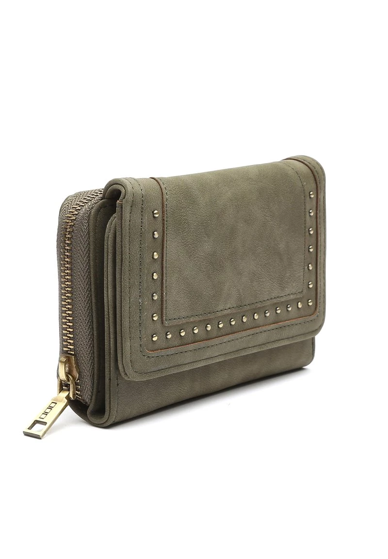 MISAKO BALANDRAU Portefeuille Green Femme 2 MISAKO BALANDRAU Portefeuille Green Femme – Image 2