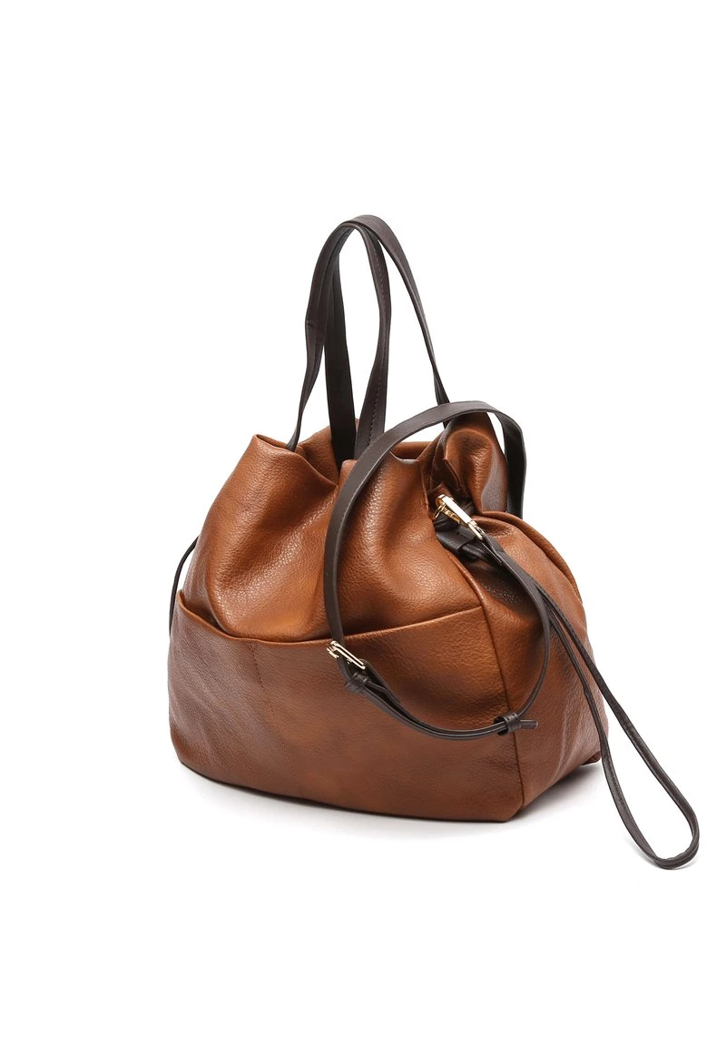 MISAKO Femme Sac à Main Camel 2 MISAKO Femme Sac à Main Camel – Image 2