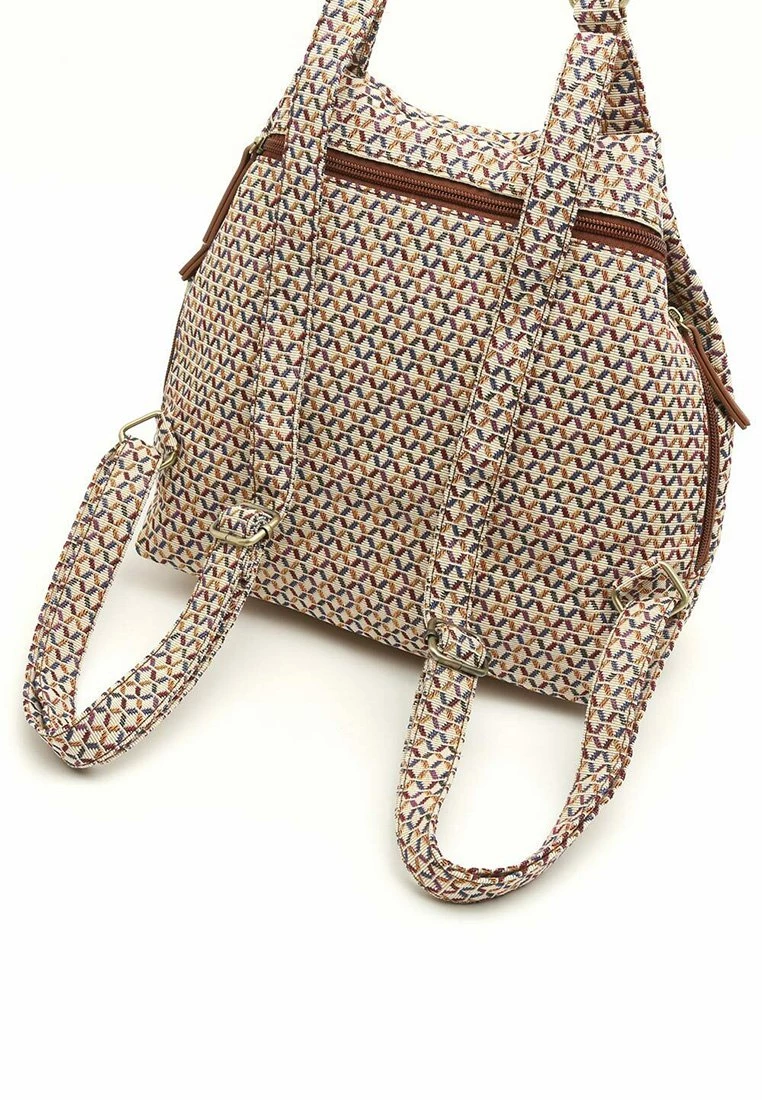 MISAKO Femme NELENS Sac à Dos Beige 4 MISAKO Femme NELENS Sac à Dos Beige – Image 4