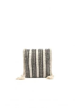 MISAKO SEREN RAFFIA Sac Bandoulière Grey Femme