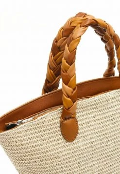 MISAKO TRENZO RAFFIA Sac à Main Sand Femme -Promos MISAKO Boutique dfa2ae14254a4e0fade41814e0e35798