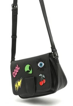 MISAKO Femme PARCHES MONEY POCKET Sac Bandoulière Black -Promos MISAKO Boutique eded4219a95b45a1a7d514a4dca0a6b8