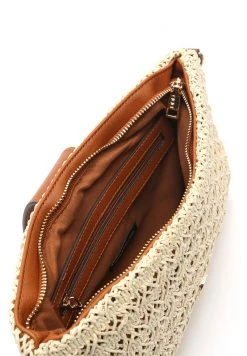 MISAKO Femme POMO RAFFIA Sac Bandoulière Beige -Promos MISAKO Boutique f1f5a9ad152e48dda44c4c55d7ed7384