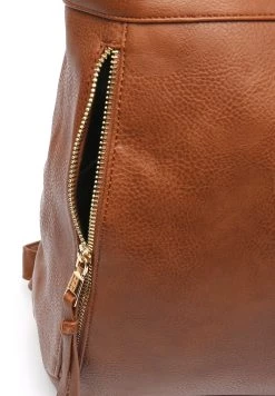 MISAKO Femme TRECU Sac à Dos Camel -Promos MISAKO Boutique f28e98a1a00d4ca88e30273000b68a2a