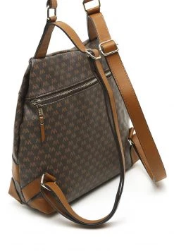MISAKO MONOGRAM Sac à Dos Brown Femme -Promos MISAKO Boutique f32f18244a2a45a2ad5d208dc9815974
