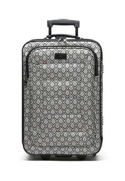 MISAKO MINA SMALL Valise à Roulettes Black/ White Unisex