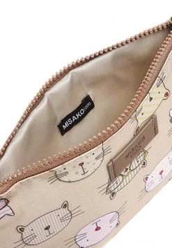 MISAKO Femme ESMELI VANITY Trousse De Toilette Beige -Promos MISAKO Boutique fb67590608a2478e839af9c5d70946d8